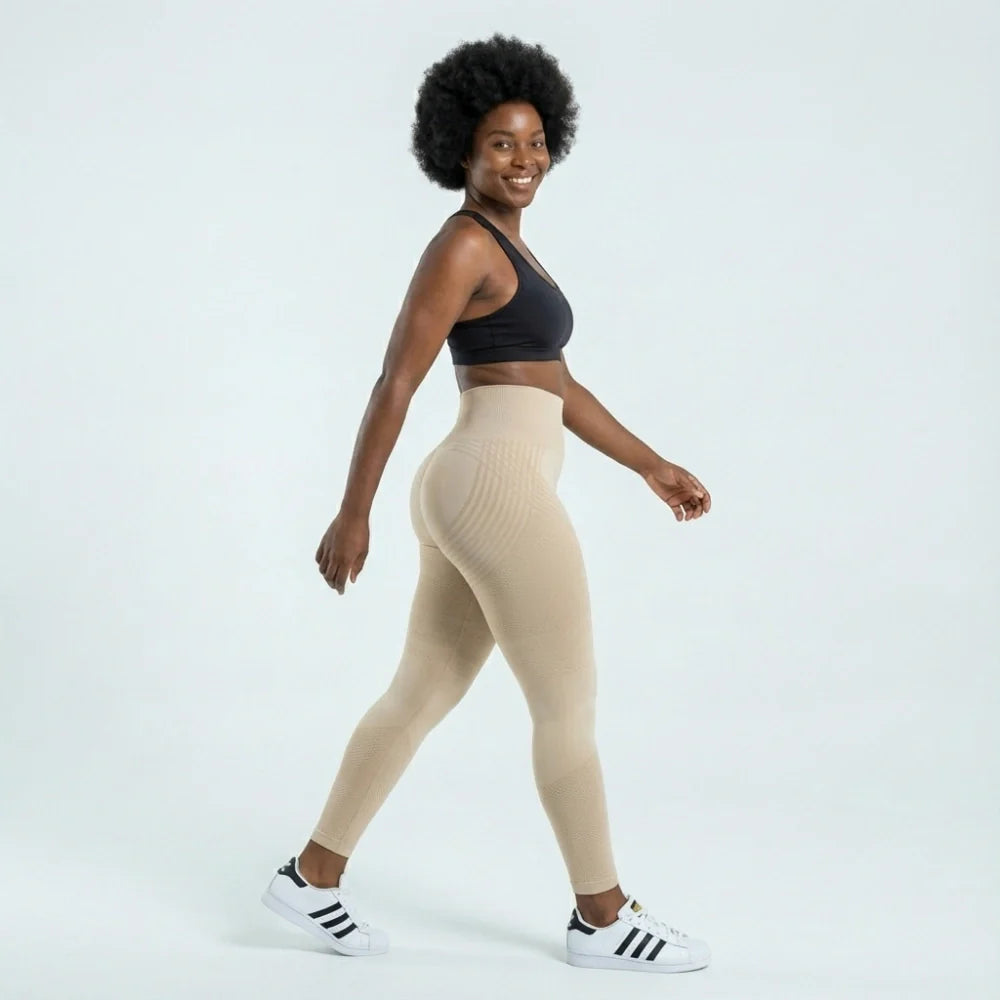 Say Goodbye to Puffy Ankles in Just with 3D Compression Leggings