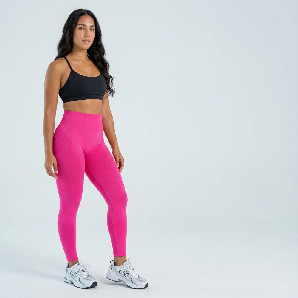 3D Leggings - Hot Pink