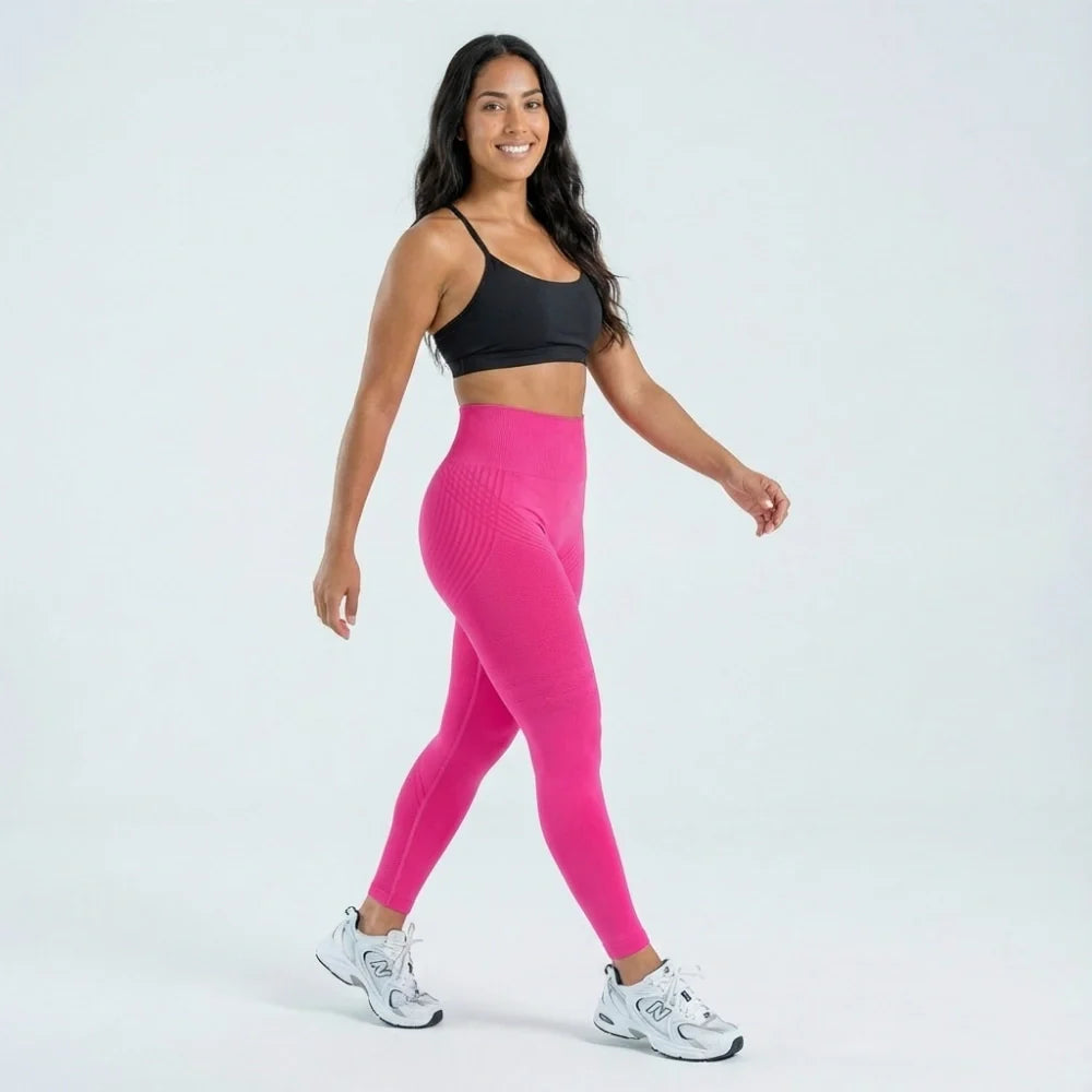 3D Leggings - Hot Pink