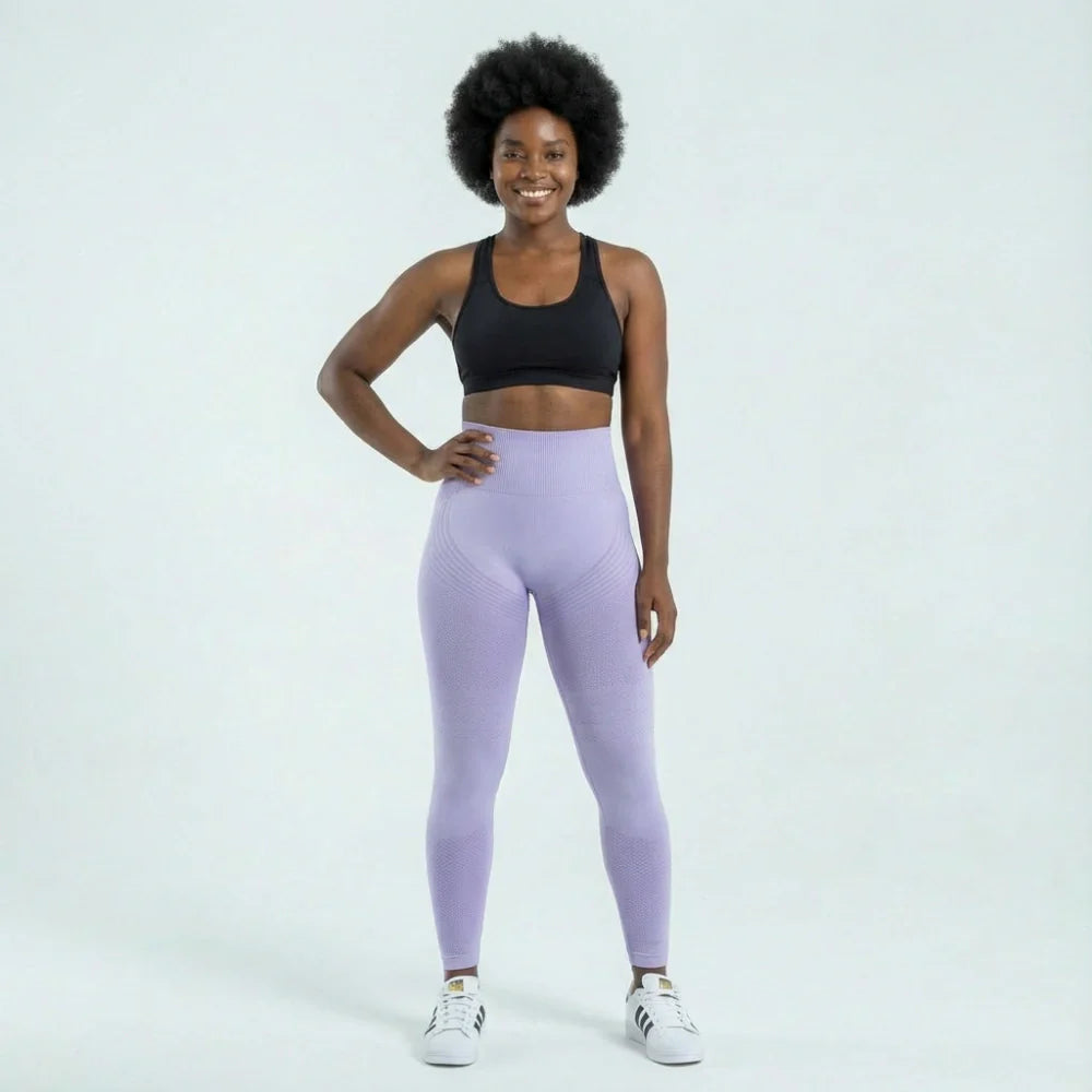 3D Leggings - Light Purple