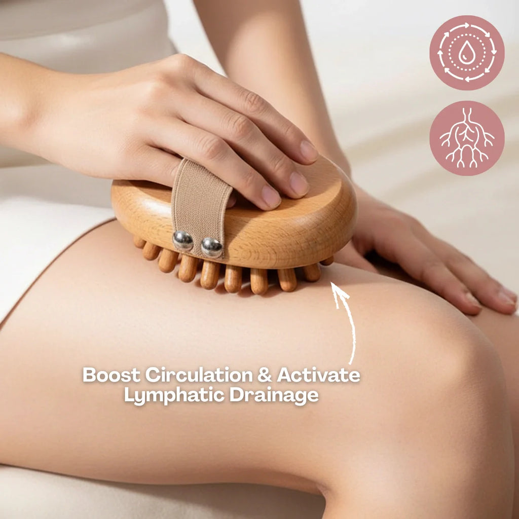 Wooden Body Roller – Boost Circulation & Smooth Skin