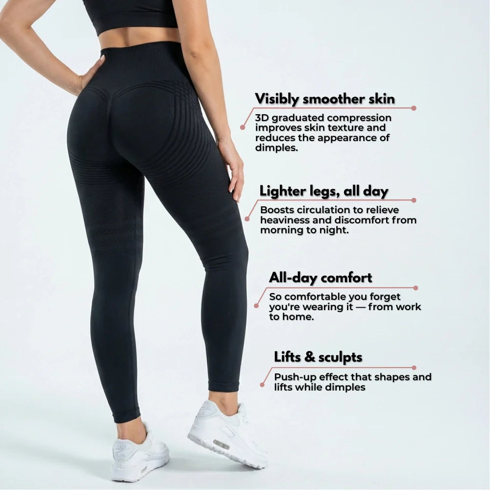 3D Leggings - Classic Black