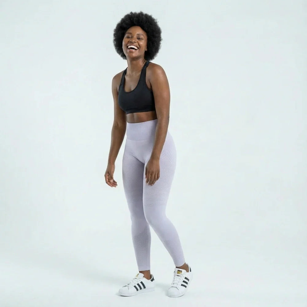 3D Leggings - Light Purple