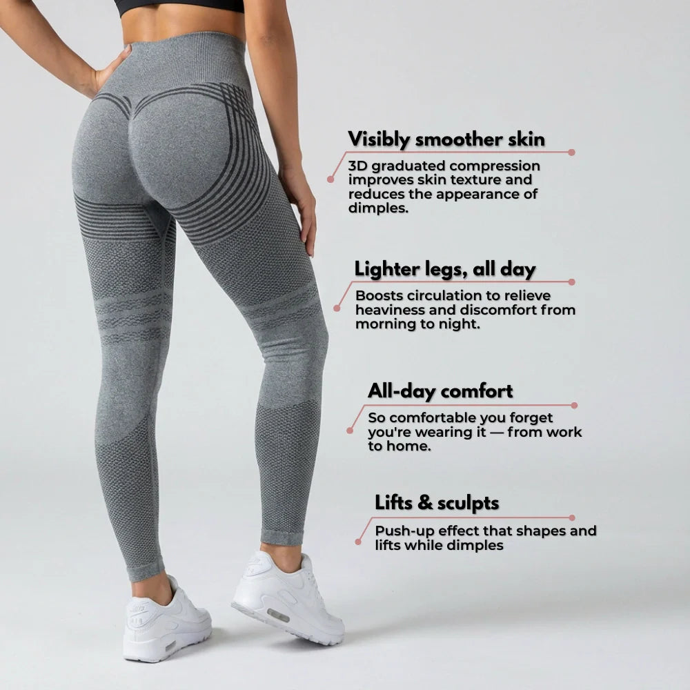 3D Leggings - Grey