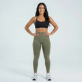 3D Leggings - Army Green