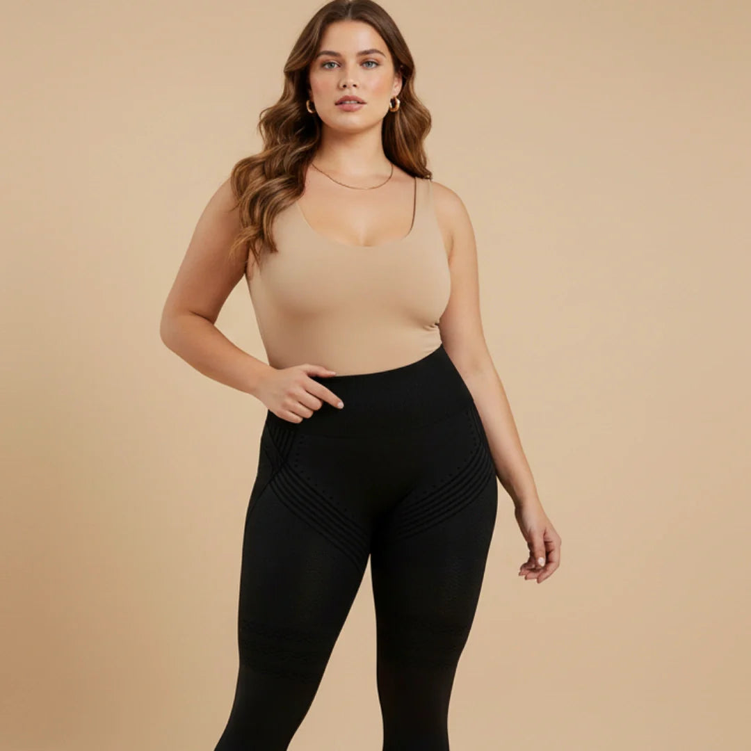 Say Goodbye to Puffy Ankles in Just with 3D Compression Leggings