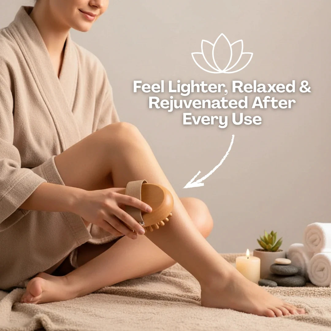 Wooden Body Roller – Boost Circulation & Smooth Skin
