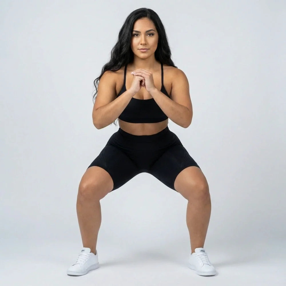 3D Short Legging – Classic Black