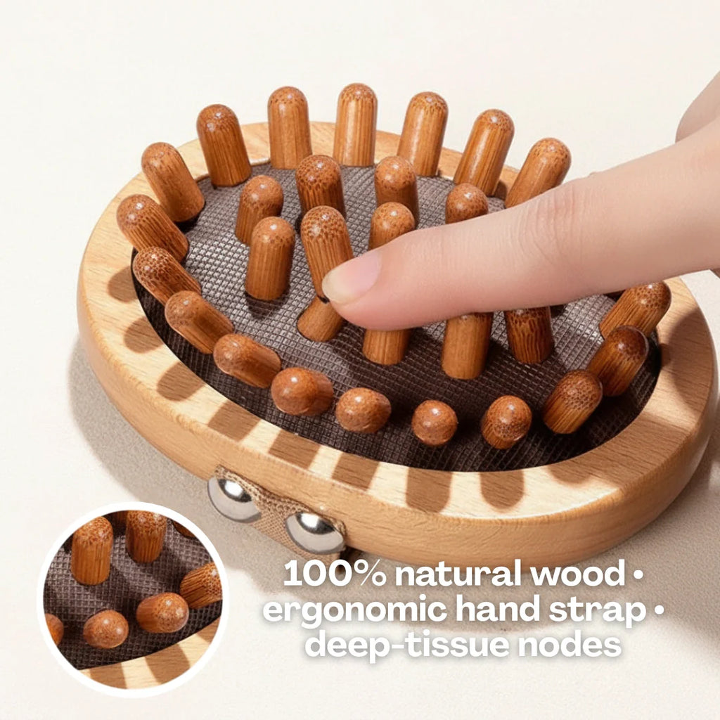 Wooden Body Roller – Boost Circulation & Smooth Skin