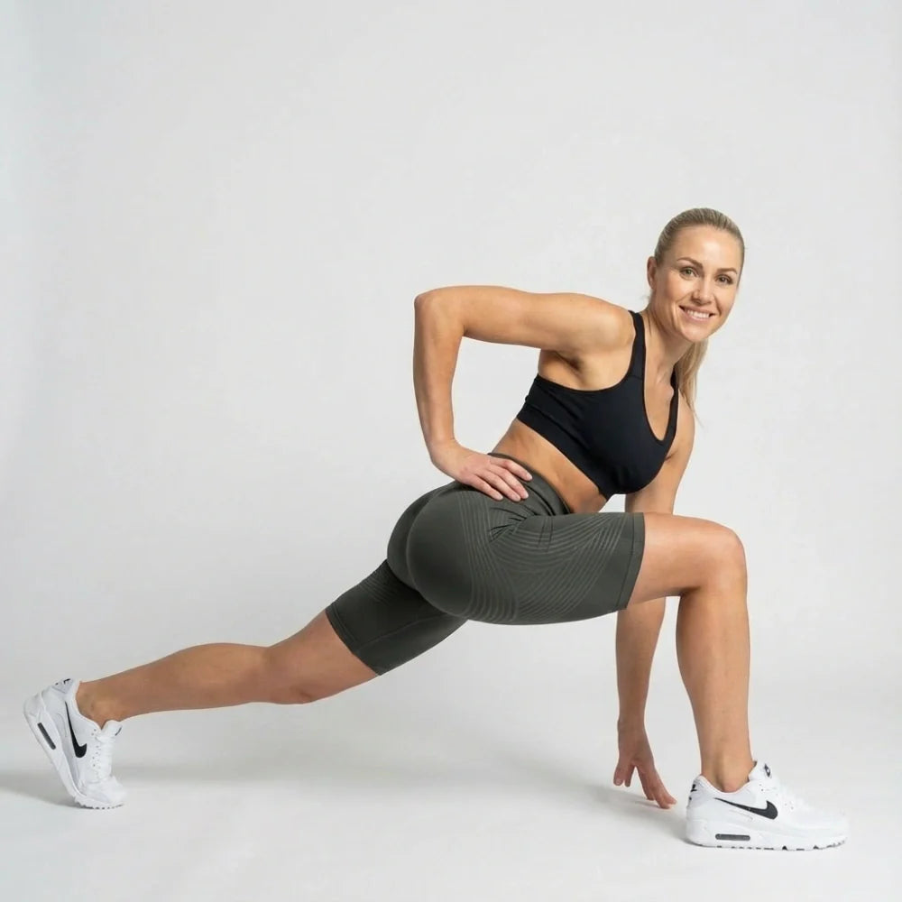 3D Short Legging – Dark Grey